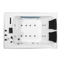 Baignoire Spa Moderne Autoportante avec Jets et Massage Hydromassant en Acrylique pour 2 Personnes – Fabricant de Baignoires Balnéo