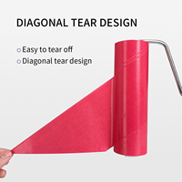 Rouleaux collants manuels Offre Spéciale ABS Pet Hair & Dust Remover Cloth Lint Roller avec recharge de papier pour chiens