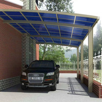 En aluminium boîtes antibacteriel auvent couverture de voiture rv carpot auvents