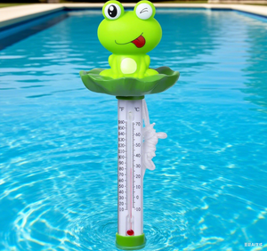 Thermomètre <span class=keywords><strong>de</strong></span> piscine flottant portable en plastique écologique et sûr, en forme d'animal <span class=keywords><strong>de</strong></span> dessin animé, fabriqué en usine OEM - Product Image 2