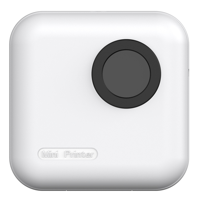 Mini Portable Printer Thermal Paper Photo Pocket Printer Cute Panda Fast Printing Wireless Bluetooth Home Office Learning Use