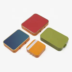 Chất Lượng Cao Pre Bao Bì Trẻ Em Kẹo Thuốc Bao Bì Container Bản Lề Kim Loại Lon Thiếc Trẻ Em Chống Kim Loại Hộp Thiếc