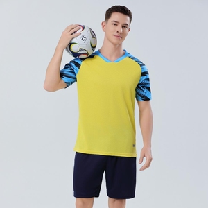 Alta calidad Hogar personalizado MBAPPE LAUTARO LEWANDOWSKI amarillo azul deporte entrenamiento fútbol Jerseys Kits fútbol uniforme camisa conjuntos - Product Image 1