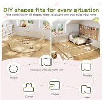 Barrière de sécurité pour bébé en bois durable et personnalisable, pliable, pour l'intérieur, avec verrouillage à l'épreuve des enfants, pour les tout-petits