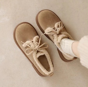 Chaussures Birkenstock classiques en daim à lacets et rembourrées pour l'hiver, bottes en coton pour femmes, bottines courtes - Product Image 2
