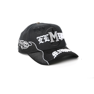 Nouvelle Casquette de Baseball en <span class=keywords><strong>Daim</strong></span> à 5 Panneaux avec Logo Brodé 3D et Strass, Visière Courbe, Gorras G5, Broderie Personnalisée ABZ BAEZ - Product Image 5
