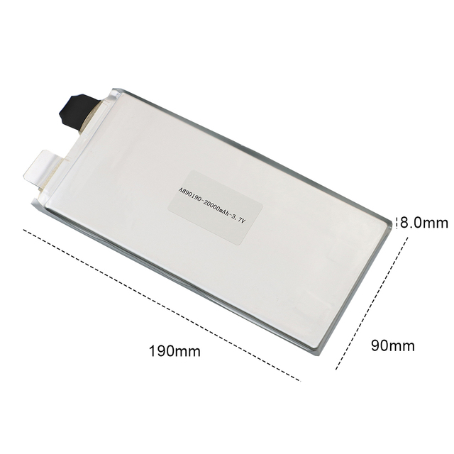 Hihg Discharge Rate 25C 3.7V 20000mAh 20Ah Single Cell Battery 9890190 Lithium Pouch Cell for Agriculture Drone