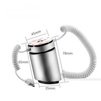 Support de Présentation Sécurisé pour Téléphone Portable et Smartphone, Dispositif Antivol avec Alarme et Chargeur