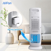 Ventilateur Rafraîchisseur d'Air Portable 4-en-1 2026 Amélioré avec Chauffage, Humidificateur et Brumisateur, Télécommande, en Plastique