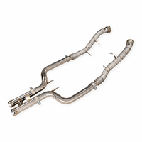 Kit de performance racing à montage direct avec downpipe haute performance SS304 blindé thermiquement pour Mercedes-Benz W222 S63 AMG S600 6.0T