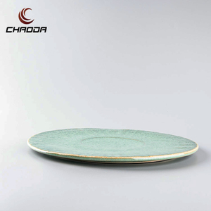 Vente en gros de vaisselle <span class=keywords><strong>d</strong></span>'hôtel en céramique pour restaurant à thème, ensemble <span class=keywords><strong>d</strong></span>'assiettes en céramique pour buffet, plateau de service à sushi rond en porcelaine - Product Image 4