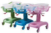 Mobilier d'hôpital soins médicaux pour nouveau-nés berceau réglable berceaux poussette chariot lit bébé chariot chariot pour bébés