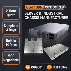 Serveur industriel en rack 4U Meirir MER268f avec deux disques durs de 3,5 pouces, châssis réseau en acier inoxydable MER268f 4u Cha - Product Image 1