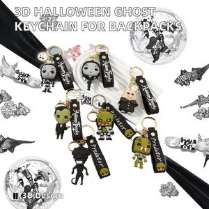 พวงกุญแจการ์ตูนผีแบบกำหนดเอง ตกแต่งกระเป๋าเป้สะพายหลัง อนิเมะสุดหลอน - Product Image 2