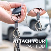 Vente en gros, promotion : Porte-clés robuste en titane à déconnexion rapide, conception à pression pour pendentif de sac à dos, faible MOQ