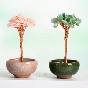 Árbol de Cristal Natural de Color Amatista, Decoración de Árbol DE LA Suerte, Rodajas de Ágata, Adornos Minerales de Piedra, Regalo de Navidad Hecho a Mano - Product Image 3