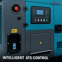 Générateur diesel super silencieux 15kW 20kW 25kW 30kW 40kW 1500 tr/min Triphasé 400V 50Hz Utilisation domestique ATS Commutateur de transfert automatique