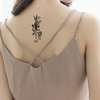 Autocollants Tatouages Temporaires Personnalisés Étanche de Mode pour le Corps, Vente en Gros, pour Femmes