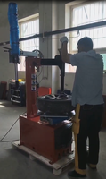 Máquina Profesional Automática para Cambio de Neumáticos Equipada con Brazo Auxiliar Izquierdo