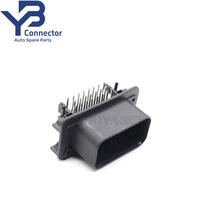 Connecteur AMP mâle 23 broches étanche en cuivre YBADDVANCE IP66 TE Connectivity 12A 12V noir pour câblage automobile 770669-1
