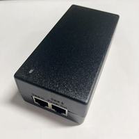 Aktiver PoE-Injektor 54VDC 0,55A 29,7 W PoE-Adapter IEEE802.3AT 10G POE-Netzteil mit EU-Kabel für CCTV-Kamera-WLAN-Netzwerke