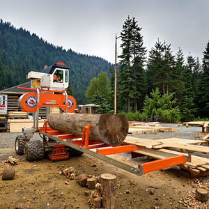 Serraria portátil profissional RS18G | Máquina De Corte De Madeira Automática | Serraria a gasolina para Farm & Forestry - Product Image 1