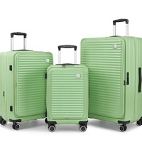 Vente en gros populaire 20 "/24"/28 "pouces léger ouverture latérale couverture avant bagages d'embarquement d'affaires