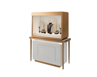 Luxuriöse Glas-Schmuckvitrine mit LED-Beleuchtung |   Maßgefertigte Moderne Vitrine für Einzelhandelsgeschäfte Ladeneinrichtungen Showroom-Design