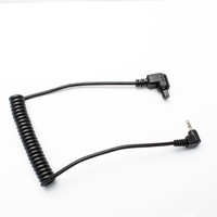 Cable de Control Remoto de Obturador de 2.5mm a C3 para Flash y Cámara, Compatible con 5D2, 5D3, 5D, 46D