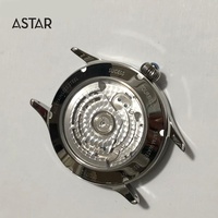 1 Stk. Personalisierbares Logo Luxuriöser Minimalistischer Saphir Echt-Möwe-Tourbillon-Handaufzugs-Automatikwerk-Herrenuhr