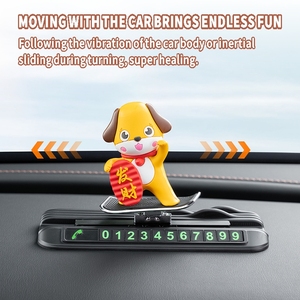 Phụ kiện trang trí ô tô tạm thời bằng nhựa PVC Baviss OEM, hình người di động sáng tạo với chức năng bảo vệ số chỗ đậu xe, bộ dụng cụ nội thất - Product Image 6