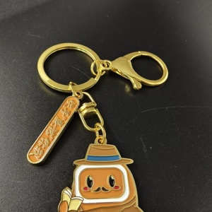 Llaveros Personalizados de Aleación de Zinc, Llavero de Gato Detective Adorable, Regalo para Amantes de los <span class=keywords><strong>Libros</strong></span>, Venta al por Mayor, Llaveros Personalizados de Alta Calidad - Product Image 2