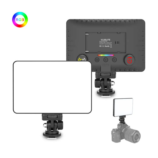 New PAD192 RGB LED Panel Photo Studio Photo Kit 3200-9500k Adjustable Camera Photography Fill-in Light Shooting Scene YouTube