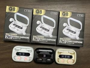 New Q8 Popular TWS In-Ear JL Noise Cancelling for 5.3 Wireless Earbuds <b>LED</b> Power Display IPX2 Waterproof HIFI Sound Pair - Product Image 2