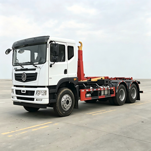 Camion à benne basculante Dongfeng 6x4 à bras articulé, camion à conteneurs multi-usages pour l'assainissement municipal et la démolition de chantiers - Product Image 4