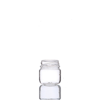 Verre miel pot avec couvercle