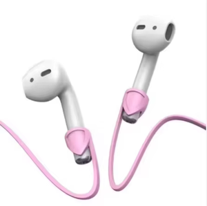 Correa de auriculares de moda para <span class=keywords><strong>AirPods</strong></span>, cable de silicona antipérdida para auriculares inalámbricos BT para accesorios de Apple <span class=keywords><strong>AirPods</strong></span> - Product Image 1