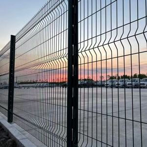An ninh cao sân bay hàng rào dây thép gai trellis Bài Mũ PVC Carbon thép lưới hàng rào cho Nhà Tù nhà máy trang trại sân bay - Product Image 2