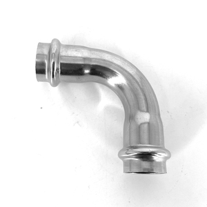 316 304 <span class=keywords><strong>viega</strong></span> 45 coude de raccord en acier inoxydable égal pex fit hydraulique fait de presse de profil de tuyau - Product Image 1