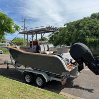 Bateau de Pêche en Aluminium Soudé avec Cabine Centrale de 6,25 m (21 Pieds) Type Australien, Rapide, pour l'Océan, Fabriqué en Chine