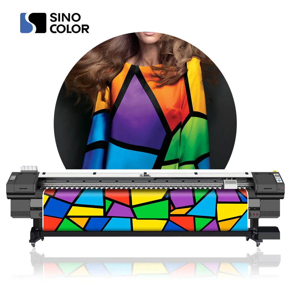 Nitelikli dijital geniş Format fabrika doğrudan satış 3.2m 2 veya 3 i3200 baskı kafaları doğrudan kumaş boya süblimasyon tekstil yazıcı