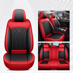 Fundas de Asiento de Coche de Cuero Completas, Ajuste Universal para la Mayoría de los Vehículos, Protectoras, Impermeables, Duraderas, para Todo el Año, para el <span class=keywords><strong>Interior</strong></span> del Automóvil - Product Image 3