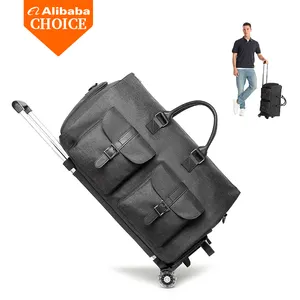 Bolsa de mão com logotipo personalizado para roupas, mochilas de viagem, malas de bagagem, bagagem de mão com rodas