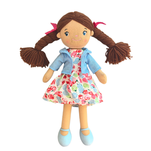 Großhandel 35 cm Custom Plüsch tier Plüsch puppe Gefüllte Plüsch Mädchen puppen Kawaii Plüsch Stoff puppen für Kinder Viele Farben - Product Image 4