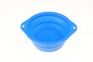 Tigela <span class=keywords><strong>Oval</strong></span> Dobrável de TPR Leve e Portátil para Gatos e Cães - Fornecimento Direto da Fábrica - Product Image 6