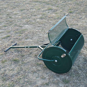 Épandeur à rouleaux de tourbe pour engrais, 24 pouces, pour compost, plantation, semis, pour l'entretien des pelouses et des jardins, engrais agricoles - Product Image 6
