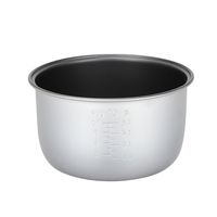 Cuisinière à riz multifonctionnelle en acier inoxydable 304, mini 4L/5L/6L, pour la maison, avec fonction de séparation riz-soupe et faible teneur en sucre, vente en gros