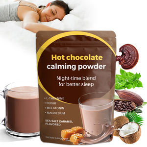 Etiqueta privada Reishi magnesio calmante suplemento para dormir chocolate caliente cacao en polvo - Product Image 1