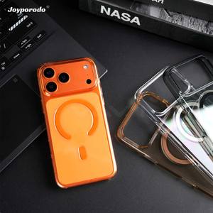 Étui rigide transparent en PC JOYPORODO C003 en gros pour <span class=keywords><strong>iPhone</strong></span> 17 Pro Max, étui magnétique pour <span class=keywords><strong>iPhone</strong></span> 17 16 15 14 13 12 <span class=keywords><strong>11</strong></span> pour Samsung - Product Image 5
