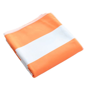 Telo mare Double-face in velluto ad asciugatura rapida in poliestere-bambù con stampa a strisce leggero e facile da riporre - Product Image 5